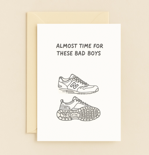 almost time for new sneakers card