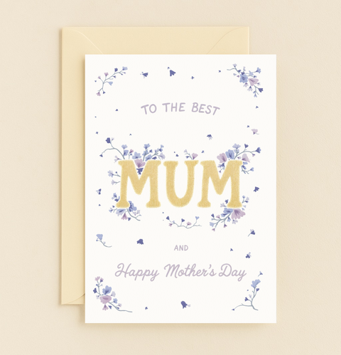best mum floral card