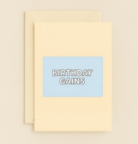 birthday fitness gains card