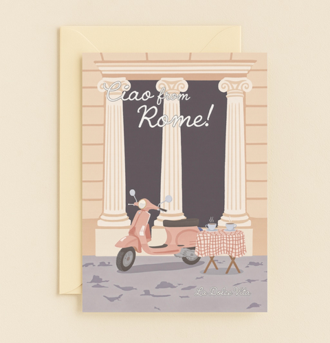 Ciao from Rome Greeting Card
