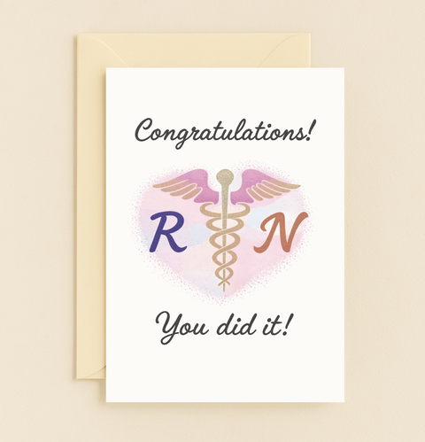 congratulations rn card