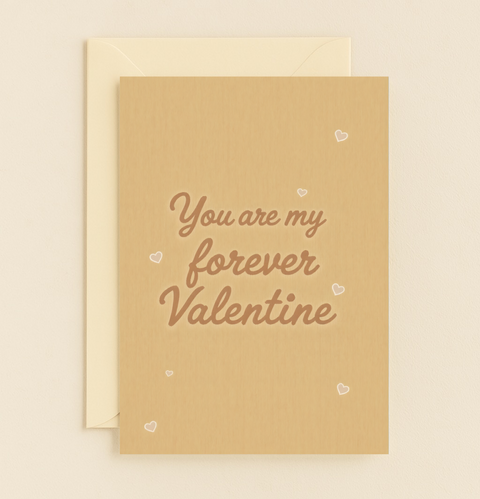 forever valentine love card