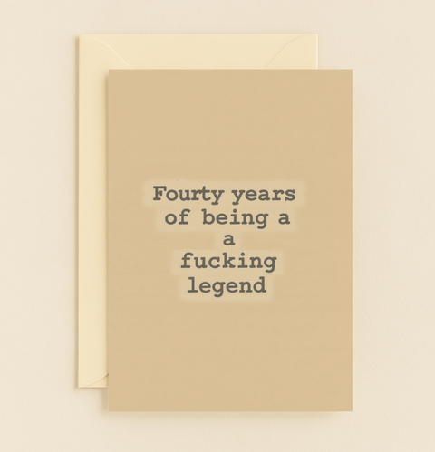 forty years legendary card