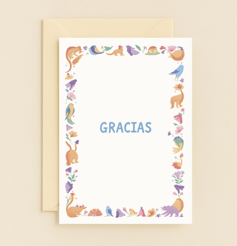 gracias nature animals card
