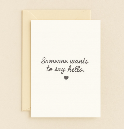 hello someone wants to say card