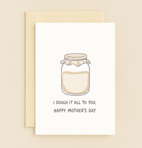 i dough it all to you jar card