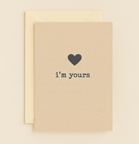 im yours heart card