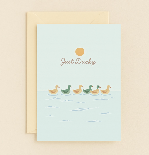 Just Ducky Greeting Card