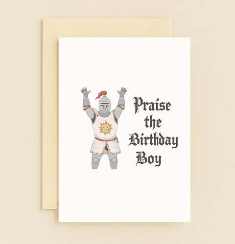 knight sunshine birthday card