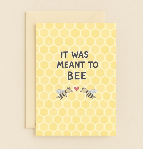 meant to bee love bees card