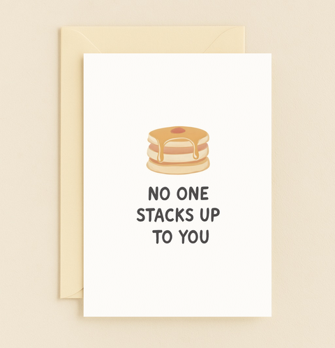 no one stacks up pancake card