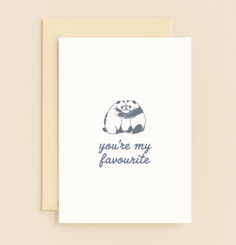 panda pair you are my favorite card