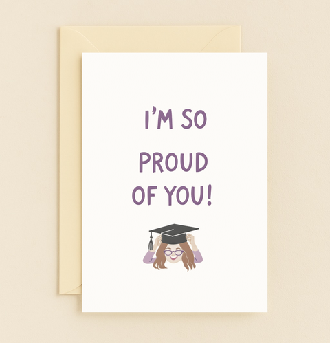 proud of you graduation card