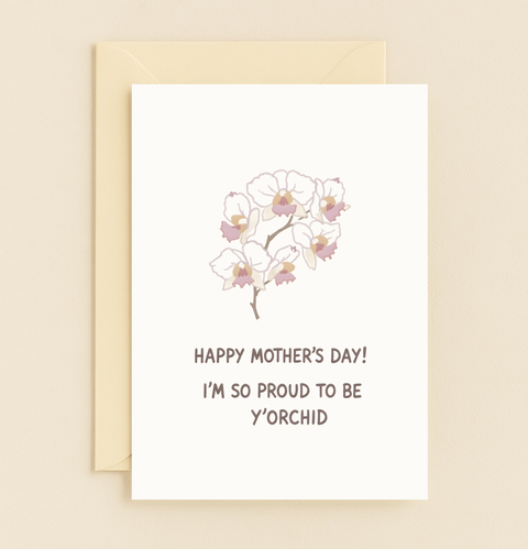 proud to be your orchid card