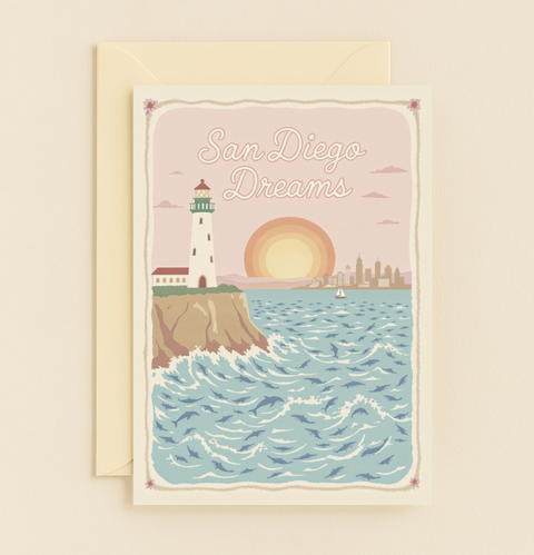 San Diego Dreams Greeting Card