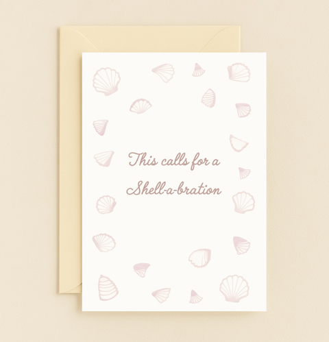 shellabration seashell card
