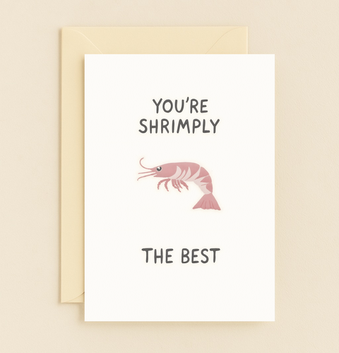 shrimply the best card