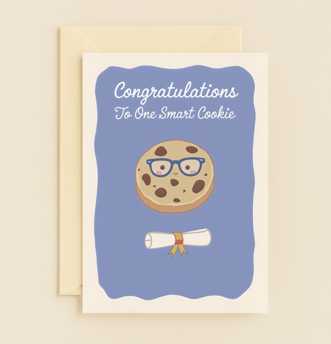 smart cookie congratulations card