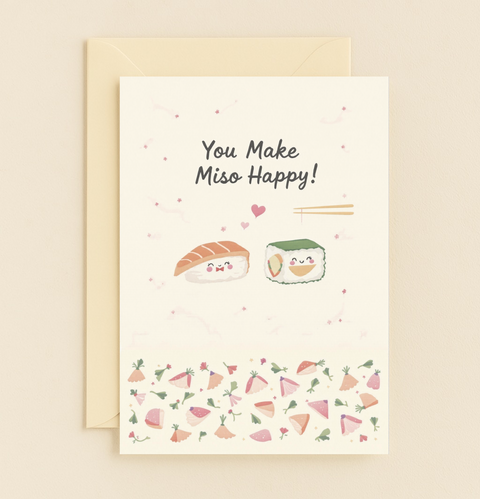 Sushi Love Card
