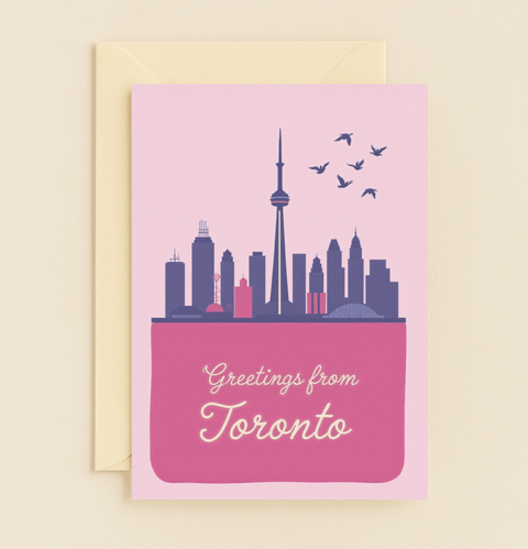 Toronto Skyline Greeting Card