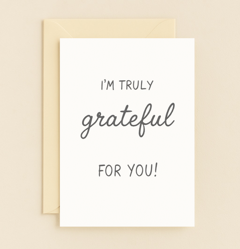 truly grateful appreciation card