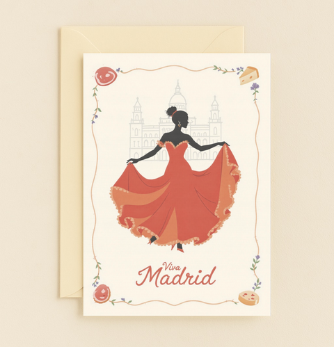 Viva Madrid Greeting Card