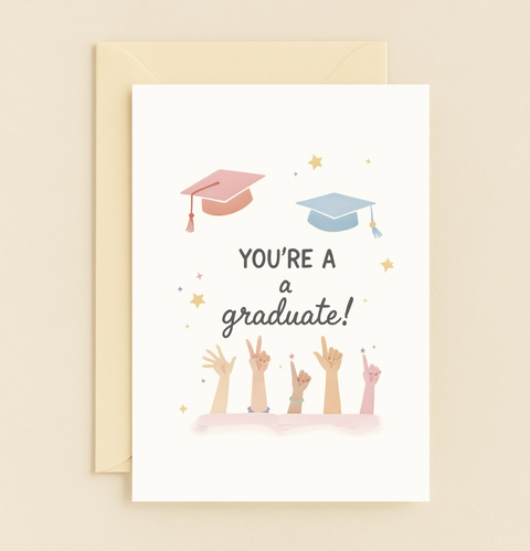 you did it graduate celebration card