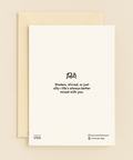 Back of You Complete Me Gin And Tonic Card with P.S. message