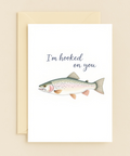 Funny Love Card with Fish Illustration - Front
