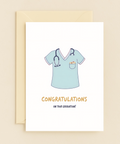Nurse Graduation Card Cute Stethoscope Design - Front