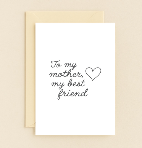 Mothers Day Greeting Card Heartfelt Message - Front