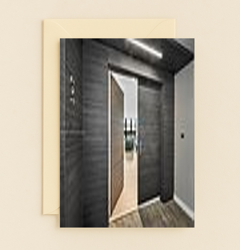 Thank You Card Illustrated Coffee Latte Pun Thanks a Latte - Front