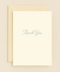 Thank You Card Elegant Minimalist Design - Front