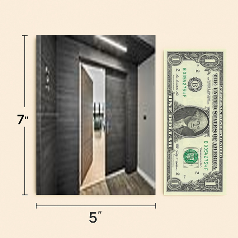 Thank You Card Illustrated Coffee Latte Pun Thanks a Latte - Size