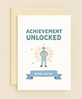 achievement unlocked doctor card