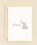 adorable elephant thank you card