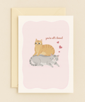 all i knead cute cat card