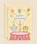 Animal Party Birthday Card