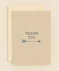 arrow thank you card