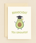 avocado graduation congrats card