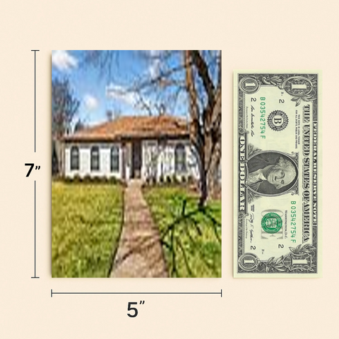 Funny Birthday Card New House Illustration Party Lawnched Pun - Size