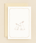baby bunny family card