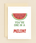 Funny Birthday Card Cute Watermelon Design - Front