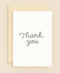 beautiful handwritten thank you card