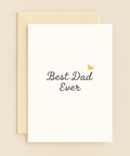 best dad ever card with heart