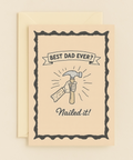 best dad ever nailed it card