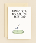 best dad golf putt card