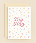big hug pastel confetti card
