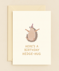 birthday hedge hug card