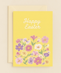 bright floral happy card